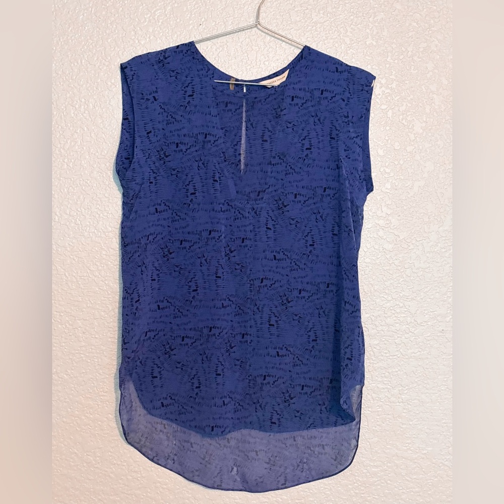 Rebecca Taylor Purple Silk Blouse - Women Size 4